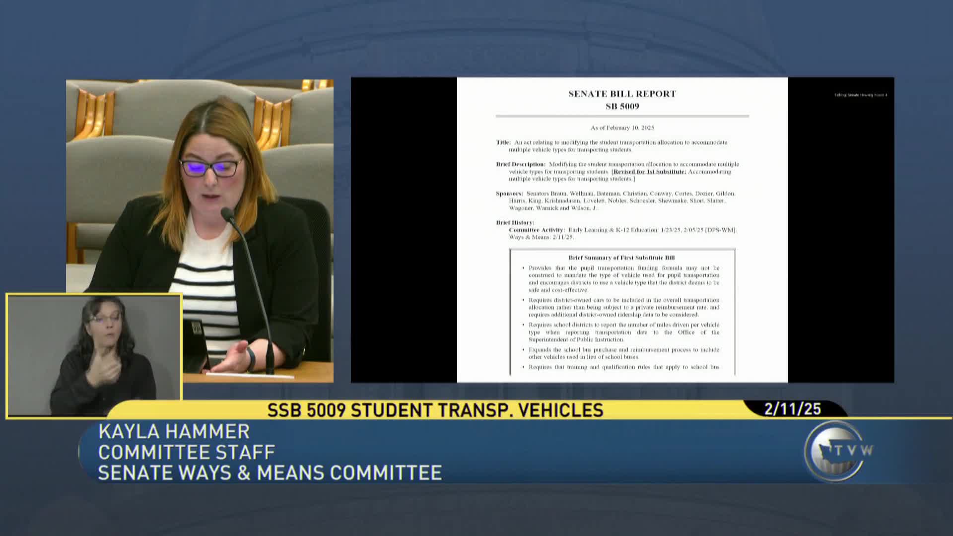 Senate Bill 5009 proposes flexible student transportation alternatives for Washington schools