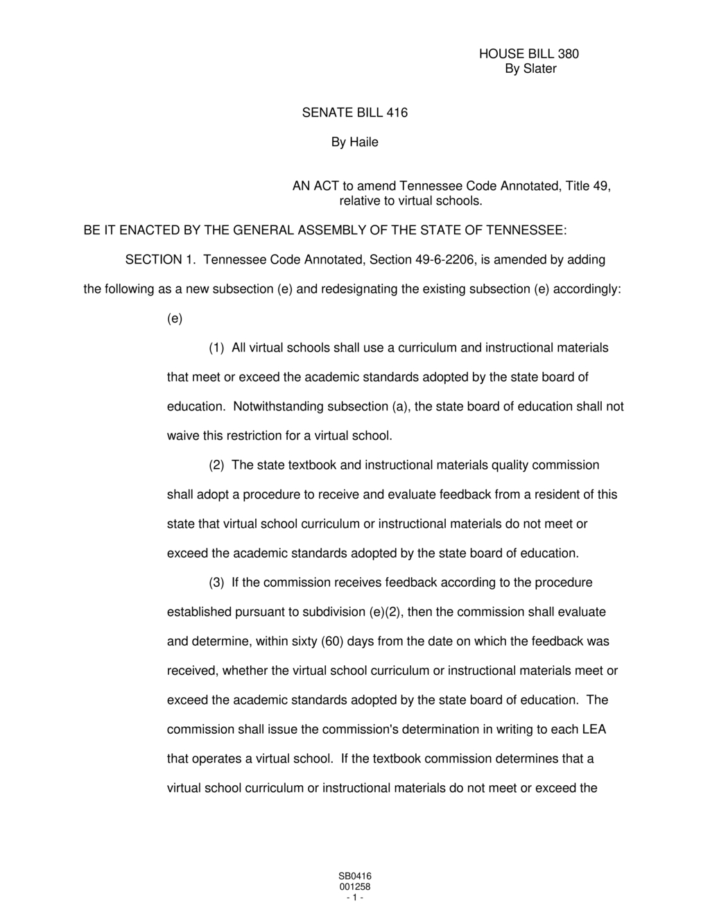 State Board of Education mandates updated curriculum for virtual schools by July 2025