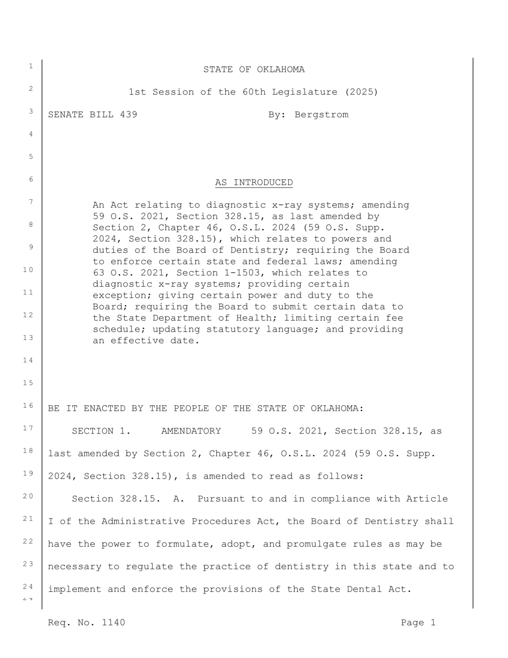 Oklahoma Dental Board enforces updated regulations for dental practices and assistants