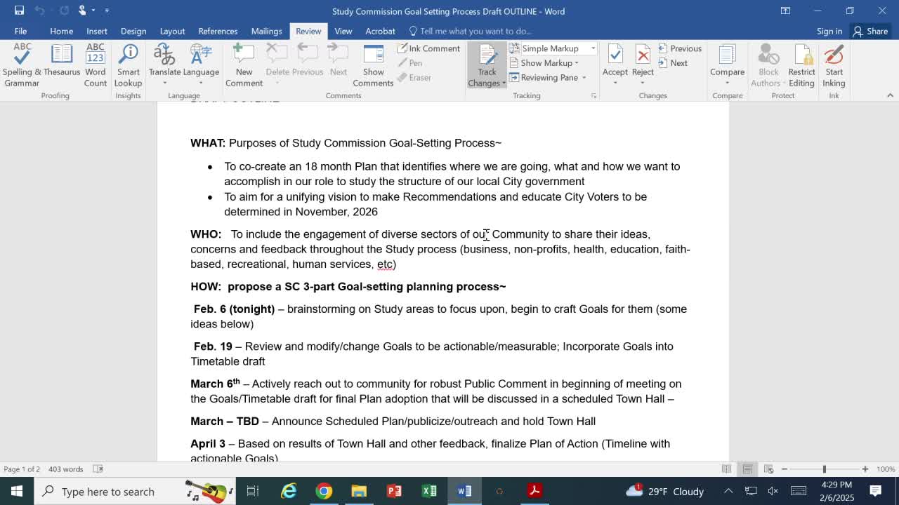 Bozeman study commission frames 18-month timetable and outreach plan for charter study