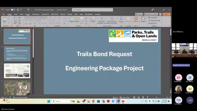 Missoula County approves $100,000 parks bond spending for two trail engineering packages