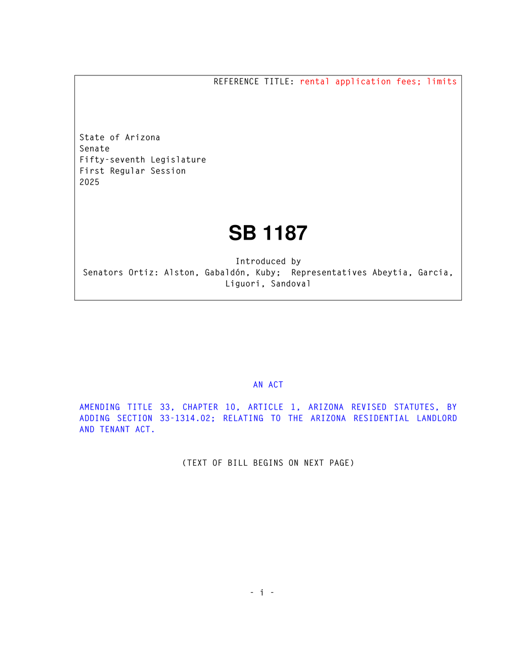 Arizona enacts law limiting rental application fees for prospective tenants