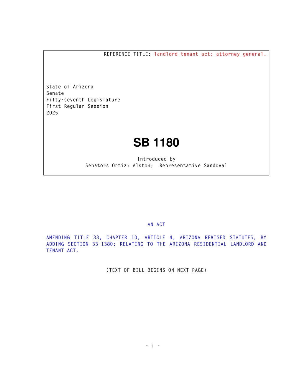Arizona Legislature enacts SB 1180 to empower attorney general on consumer fraud