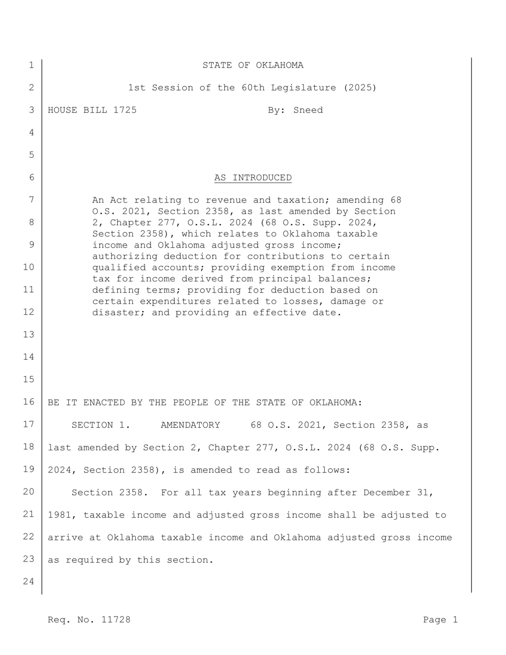 Oklahoma implements tax exemptions for new agricultural processing facilities