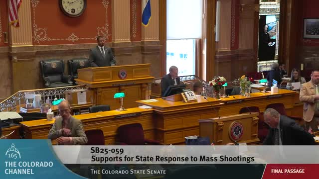 Senate approves bills on mass‑shooting response, agricultural energy reporting, Medicaid payments and homelessness program administration