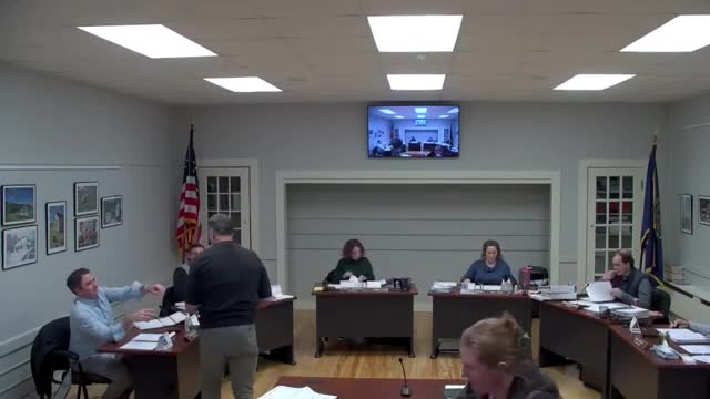 Selectmen review mapped parcel tied to a gravel permit and current-use tax issue; planning and assessor follow-up ordered