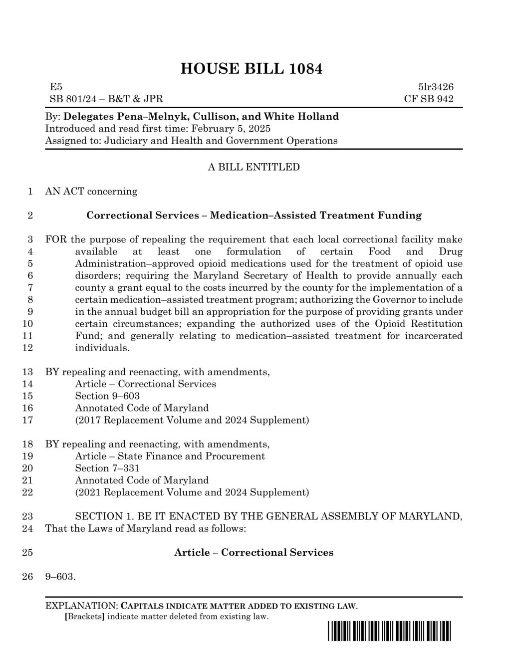 Maryland establishes Opioid Restitution Fund for substance use disorder programs