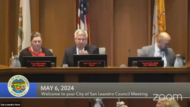 San Leandro City Council honors National Police Week and declares Mental Health Awareness Month