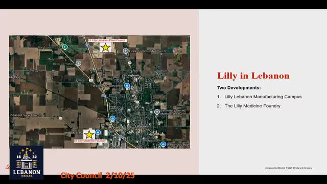 Lilly announces $9 billion investment in Lebanon manufacturing campus to create 900 jobs