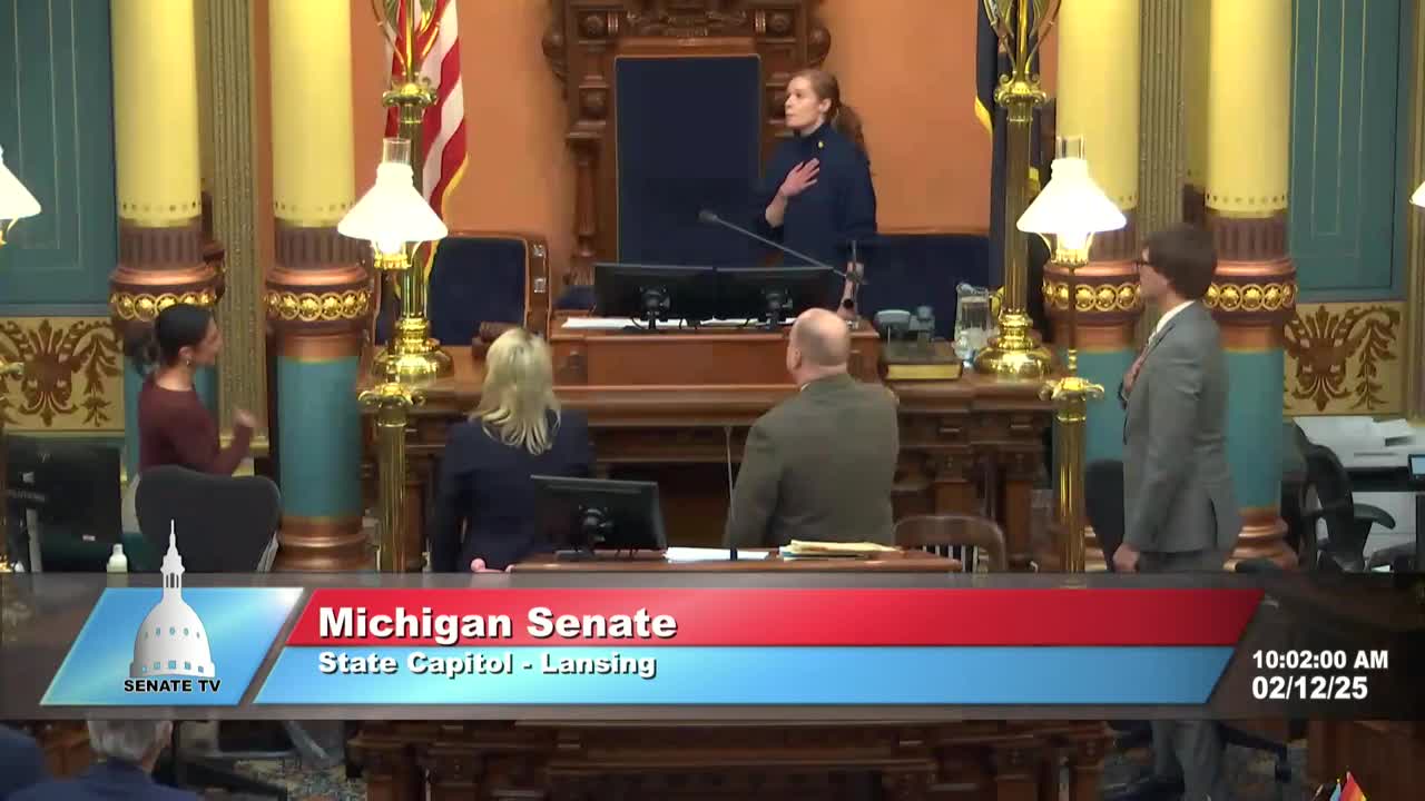 Michigan Senate celebrates Sugar Day and introduces Sugar Queen Isabella Stoutenburg