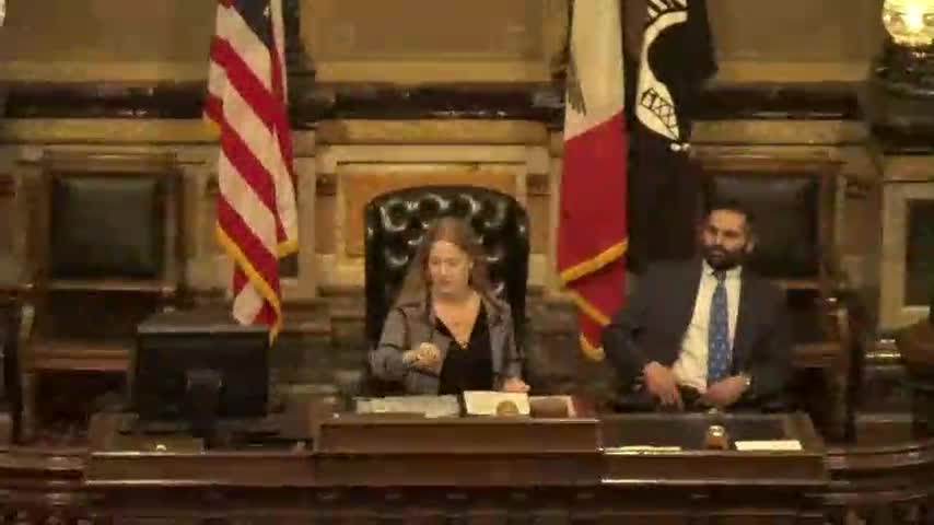 Senator Dickey announces Iowa Trucking Industry Day at the Capitol