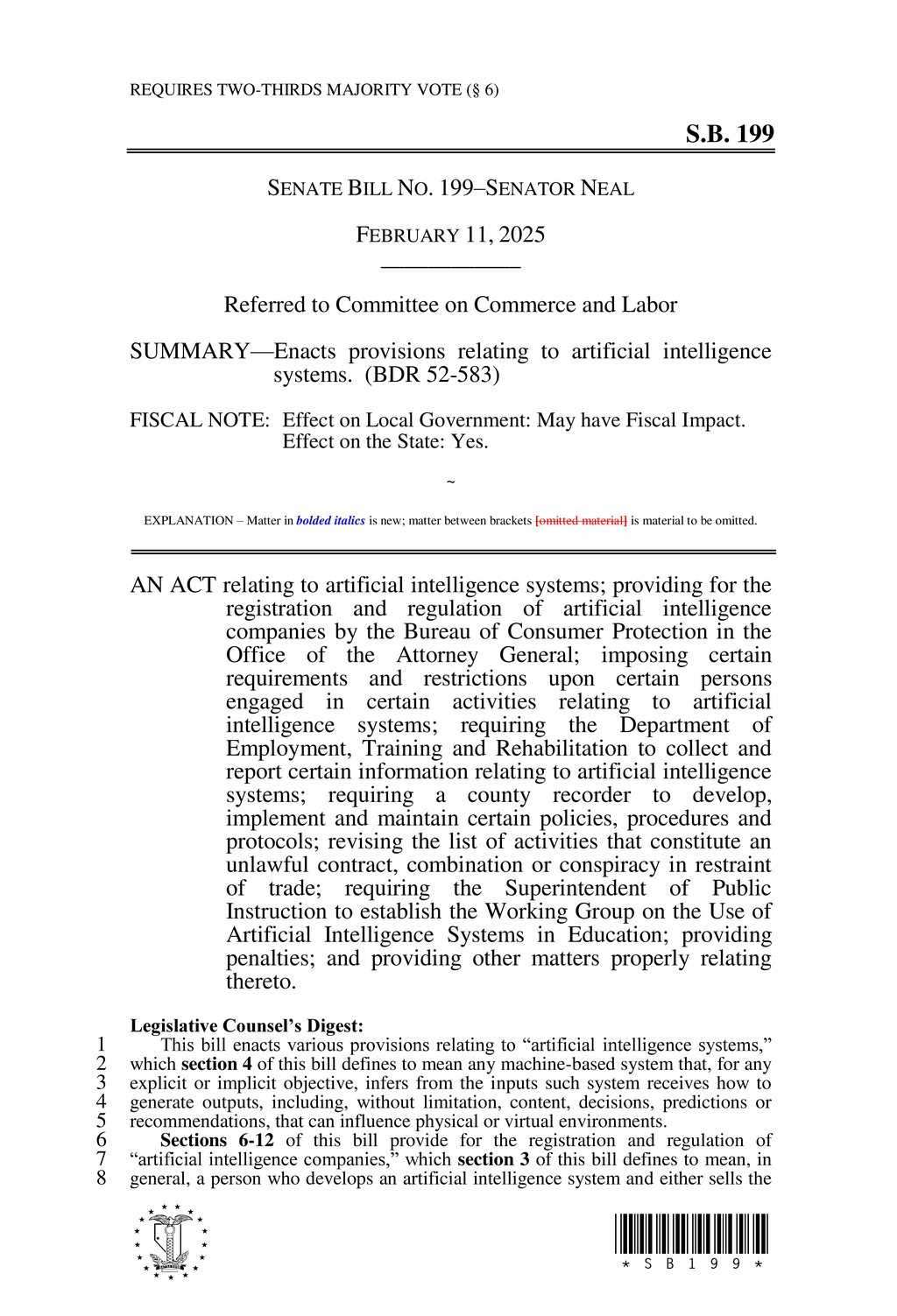 Nevada Education Department establishes AI policy addressing student privacy and equity