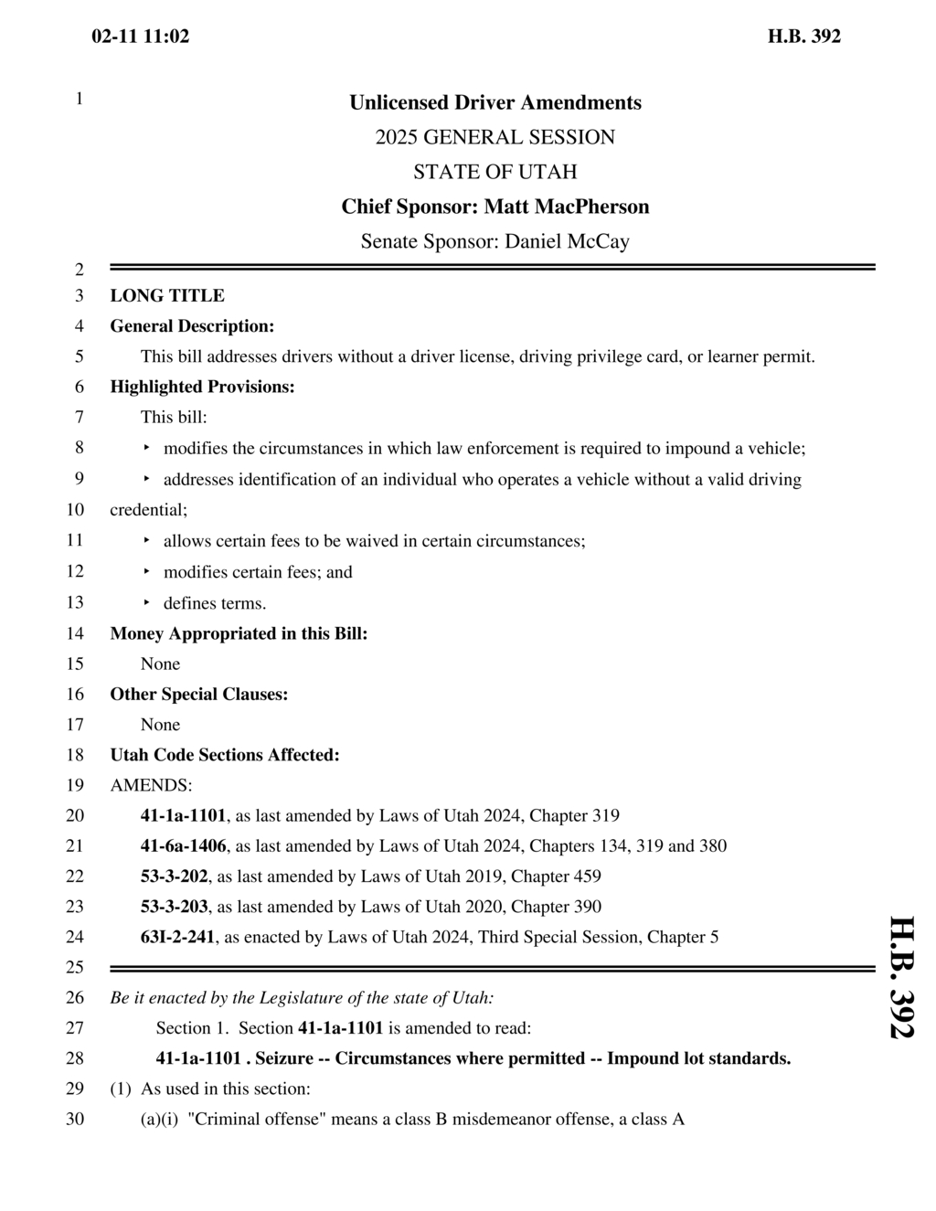 Utah enacts new vehicle towing regulation to enhance reporting accountability