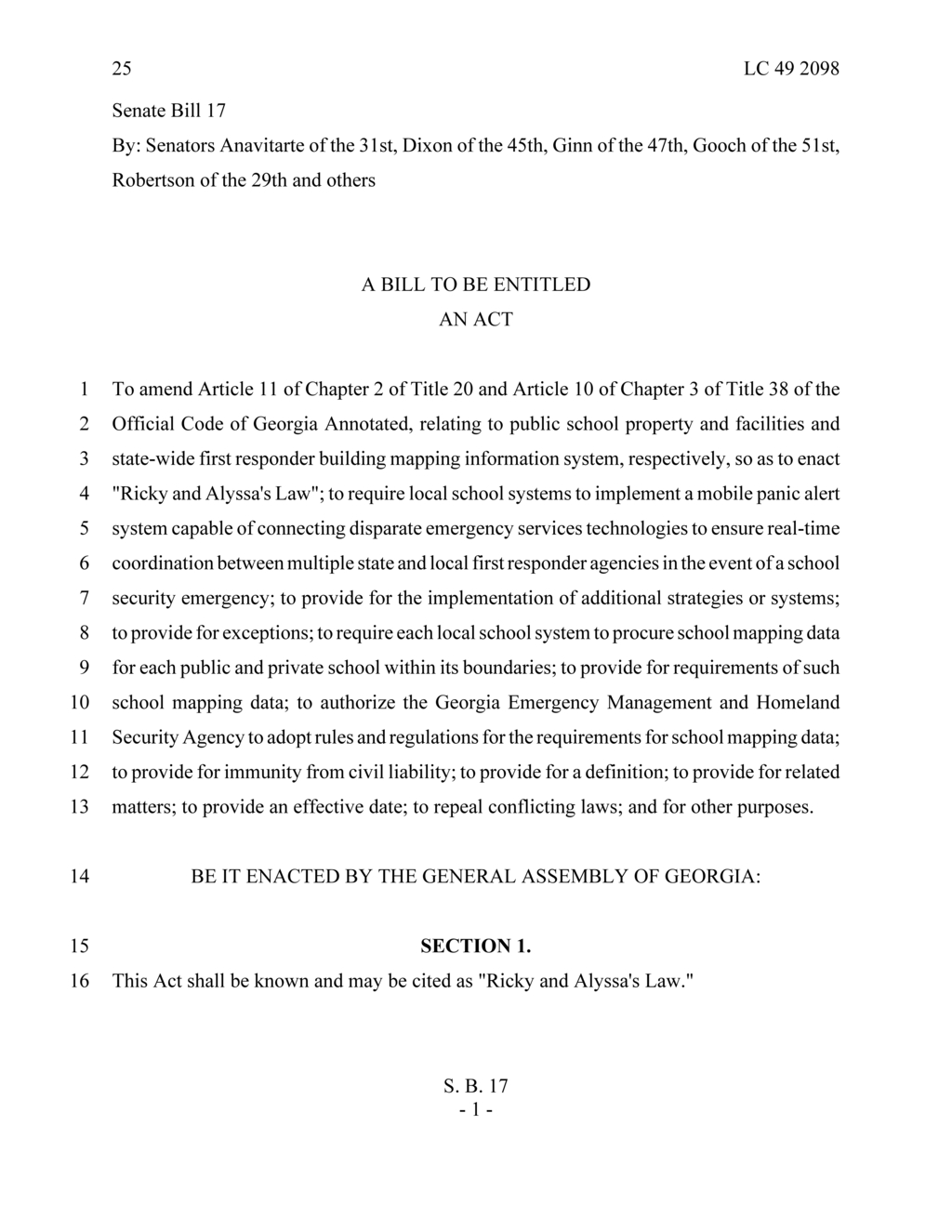 Georgia mandates Alyssa's Alert panic system for schools by July 2026
