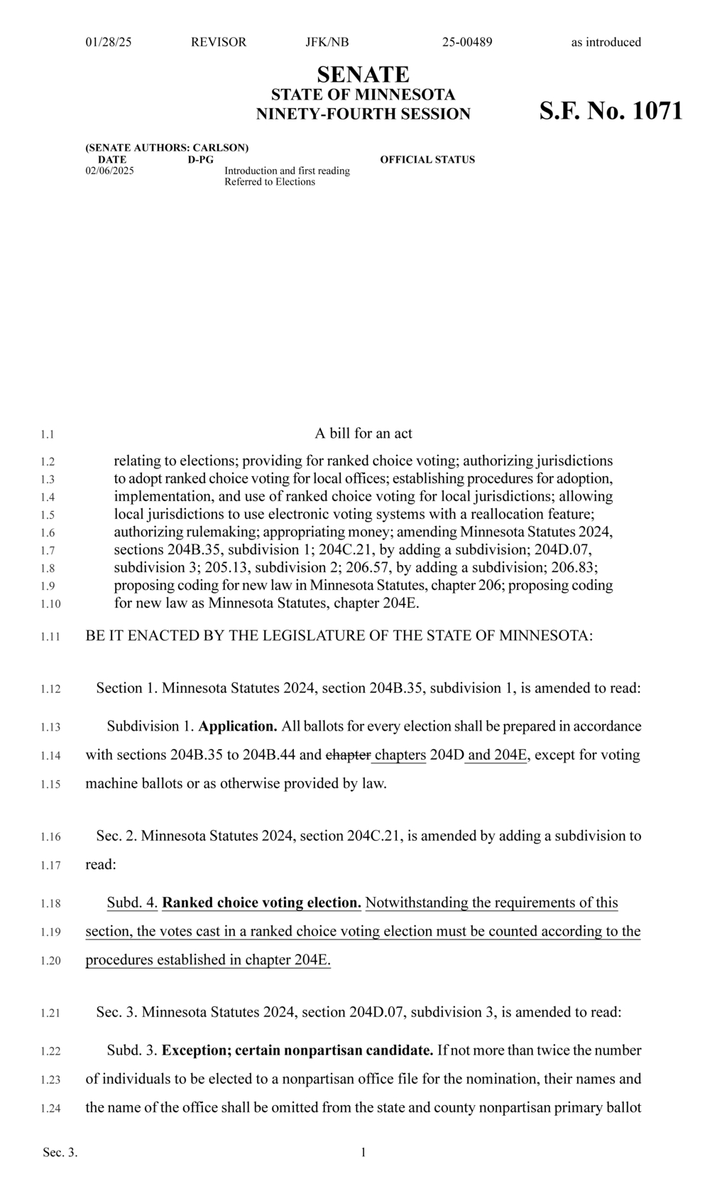 New Minnesota guidelines define ranked choice voting and election thresholds
