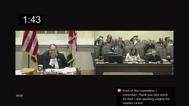 Testimony reveals PFAS health risks at Maryland House Bill 386 hearing