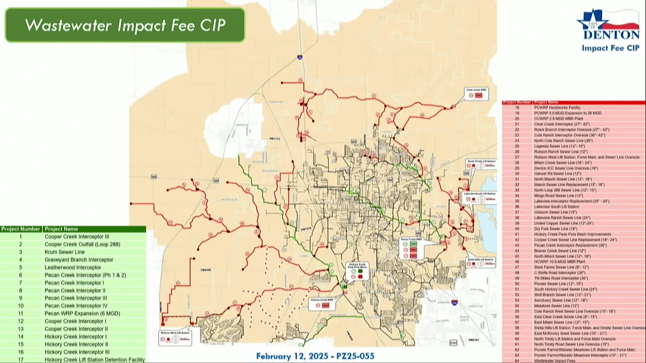 Pecan Creek Reclamation Facility expansion drives higher wastewater impact fees