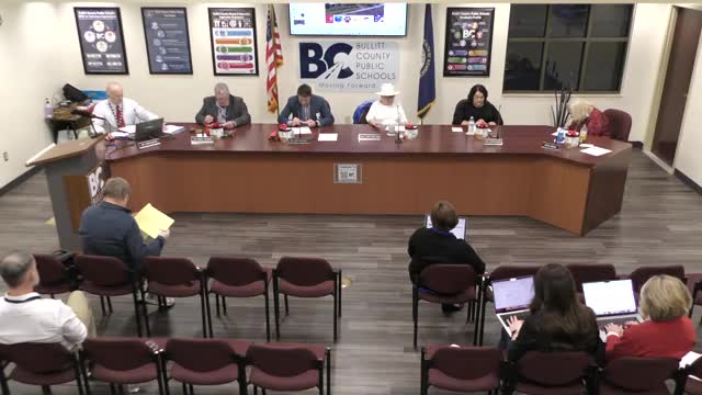 Superintendent recognizes Darryl Coleman for 12 years of service on Bullitt School Board