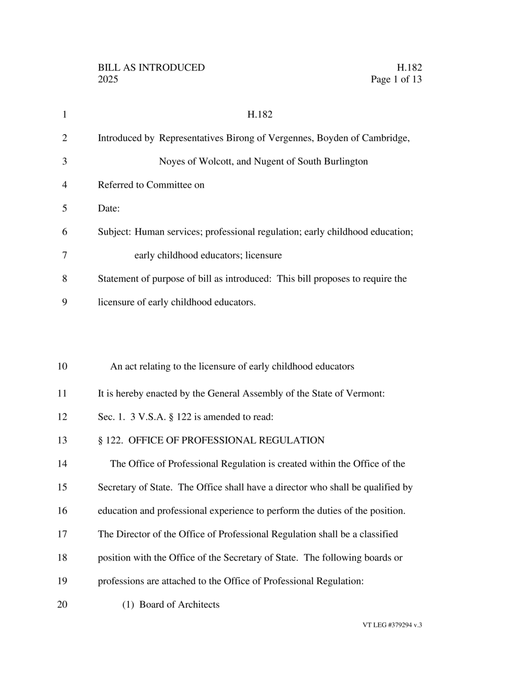 Vermont enacts new regulations for early childhood educator licensing