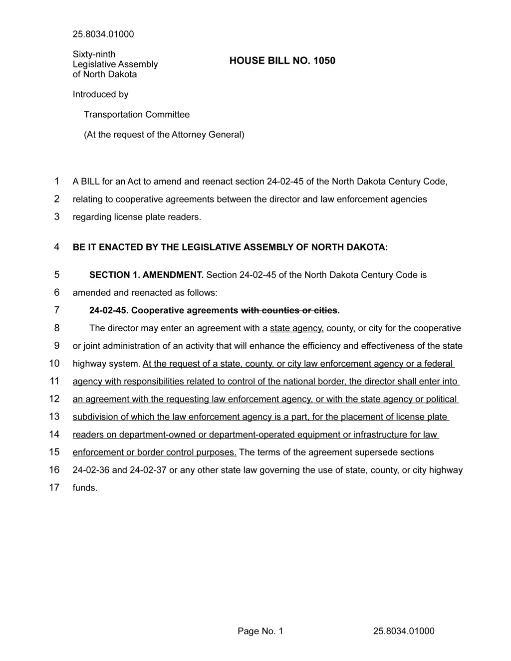 North Dakota Assembly approves bill for license plate reader agreements with law enforcement
