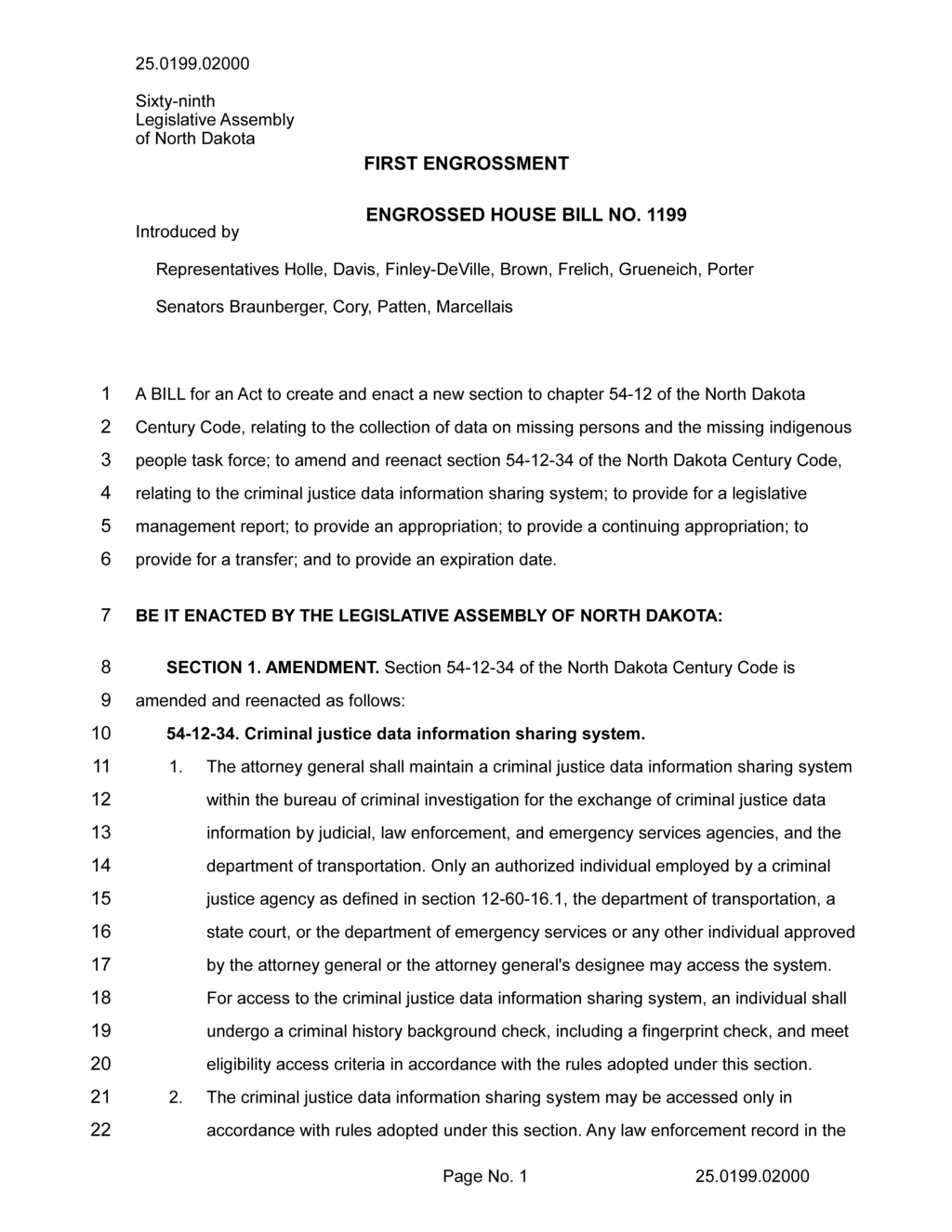 North Dakota establishes missing person repository for indigenous populations