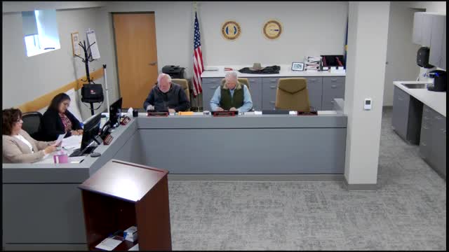 Commissioners report EMS food drive success and infrastructure efforts in local communities