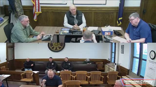 Sherman County approves sheriff’s software and key‑fob upgrades, gifts outgoing officers