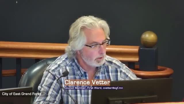 Council members honor Clarence Vetter's service and extend holiday greetings