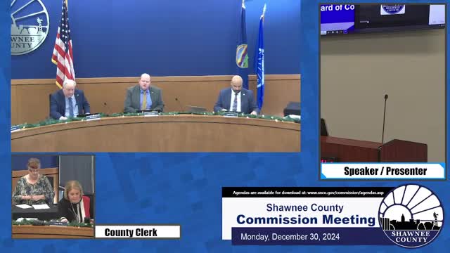 Shawnee County Commissioners approve resolutions for industrial bonds and social services allocations