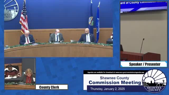 Shawnee County commissioners approve beverage contract, IT renewals, solid‑waste RFQs and grant agreement