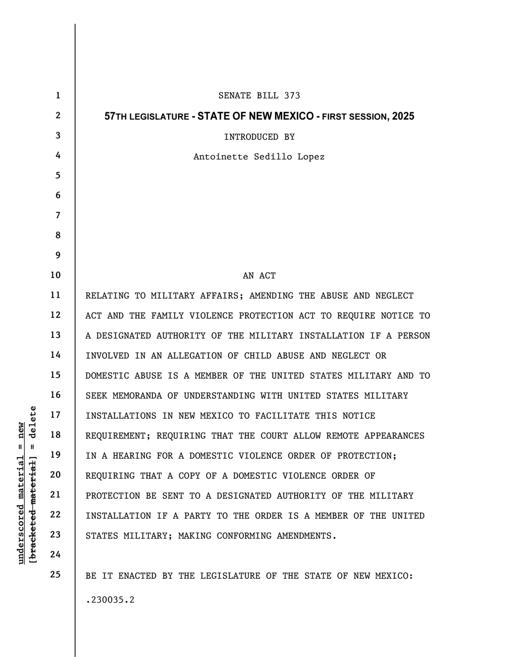 New Mexico enacts stricter penalties under Family Violence Protection Act