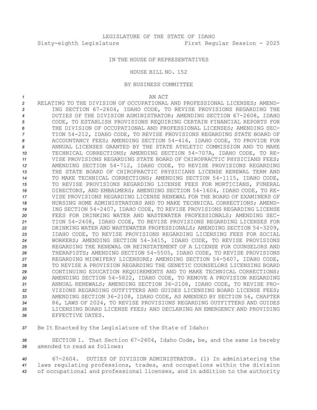 Idaho Board enforces genetic counseling ethics and updates licensing regulations