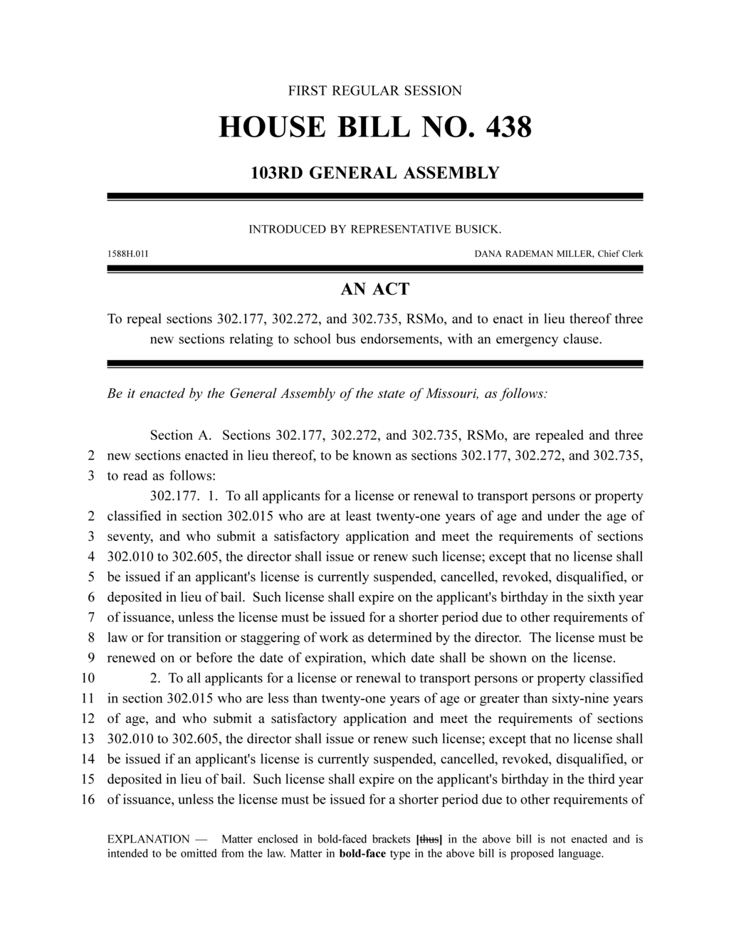 Missouri enacts new school bus endorsement regulations for drivers