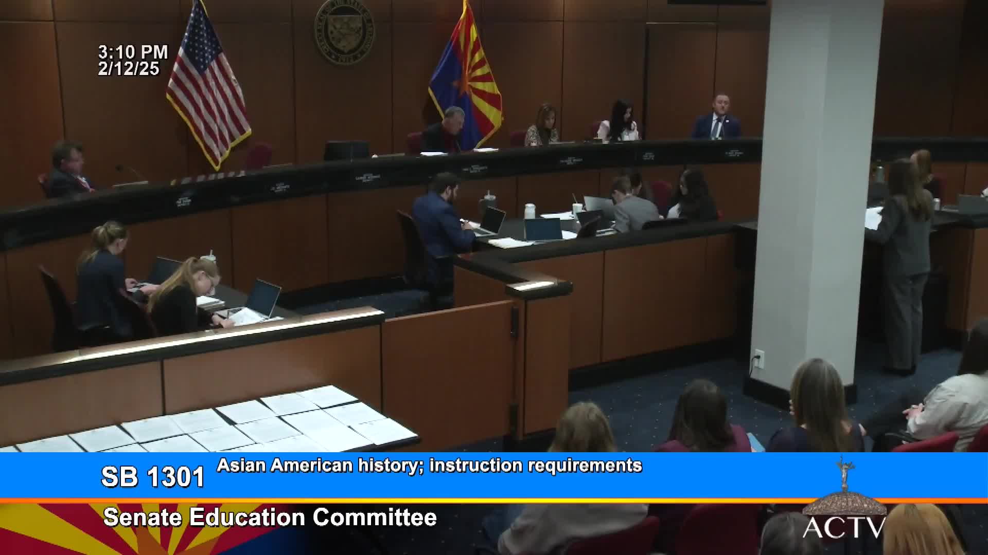Arizona Senate Bill 1301 mandates Asian American history education in K-12 schools