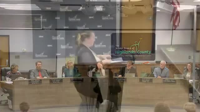 Public commenters press board for ESE services; board approves personnel, contracts and routine items