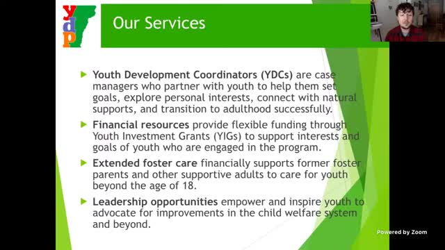 Youth Development Program strengthens support for transitioning foster youth in Vermont