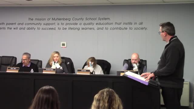 Muhlenberg County Board of Education elects leadership, approves treasurer's report, meeting calendar and district improvement plan
