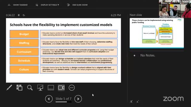 Educators in Providence discuss resource challenges for student proficiency