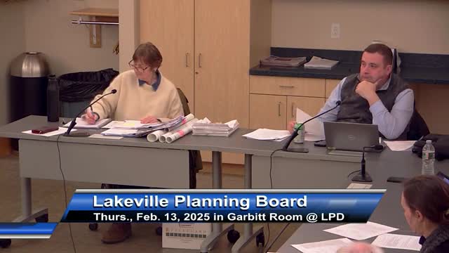 Planning board directs peer review and engineer affidavit before releasing performance and peer‑review funds for 13 Main Street