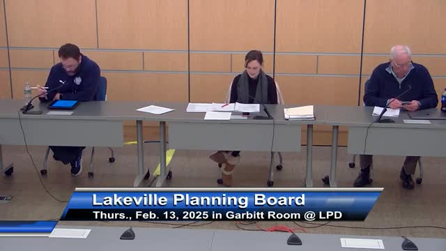 Lakeville planning board approves 43 Main Street subdivision with minor edits to conditions