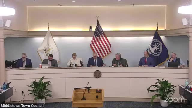 Middletown council recesses to executive session to discuss personnel and collective bargaining