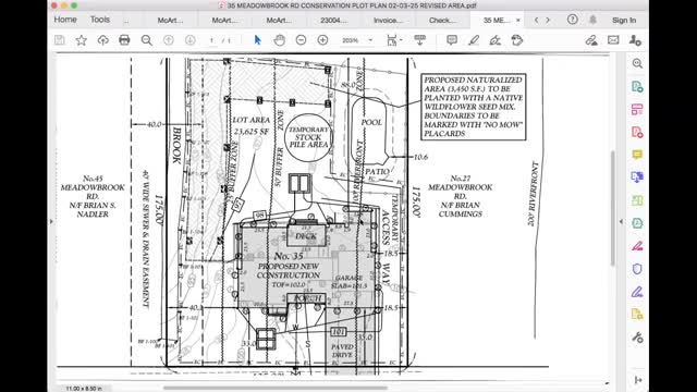 Commission approves mitigation and issues order for Meadow Brook Road demo/rebuild project