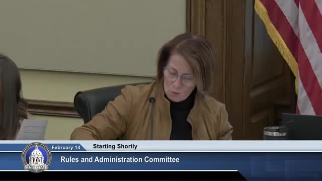 Senate Committee on Rules approves multiple subcommittee appointments on February 14
