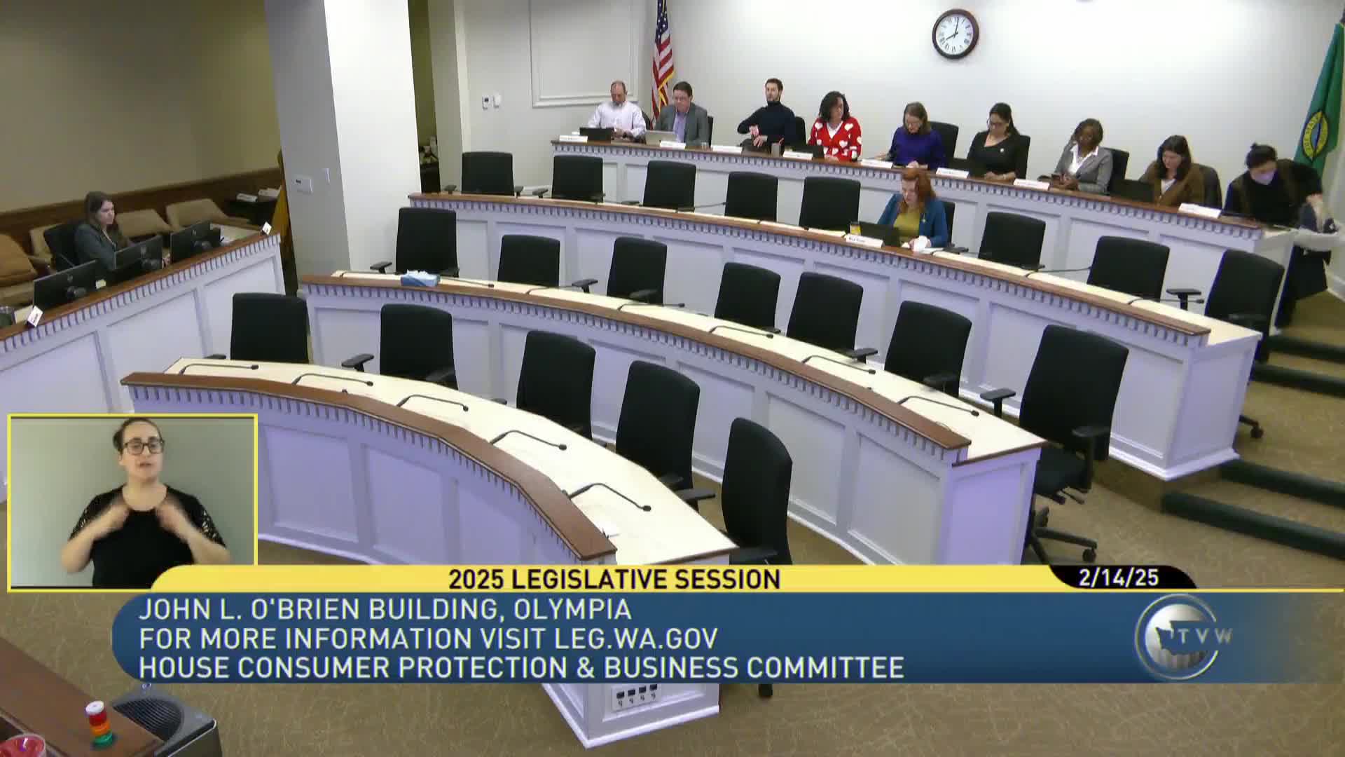Committee reviews multiple bills including maternity coverage and earned wage access legislation