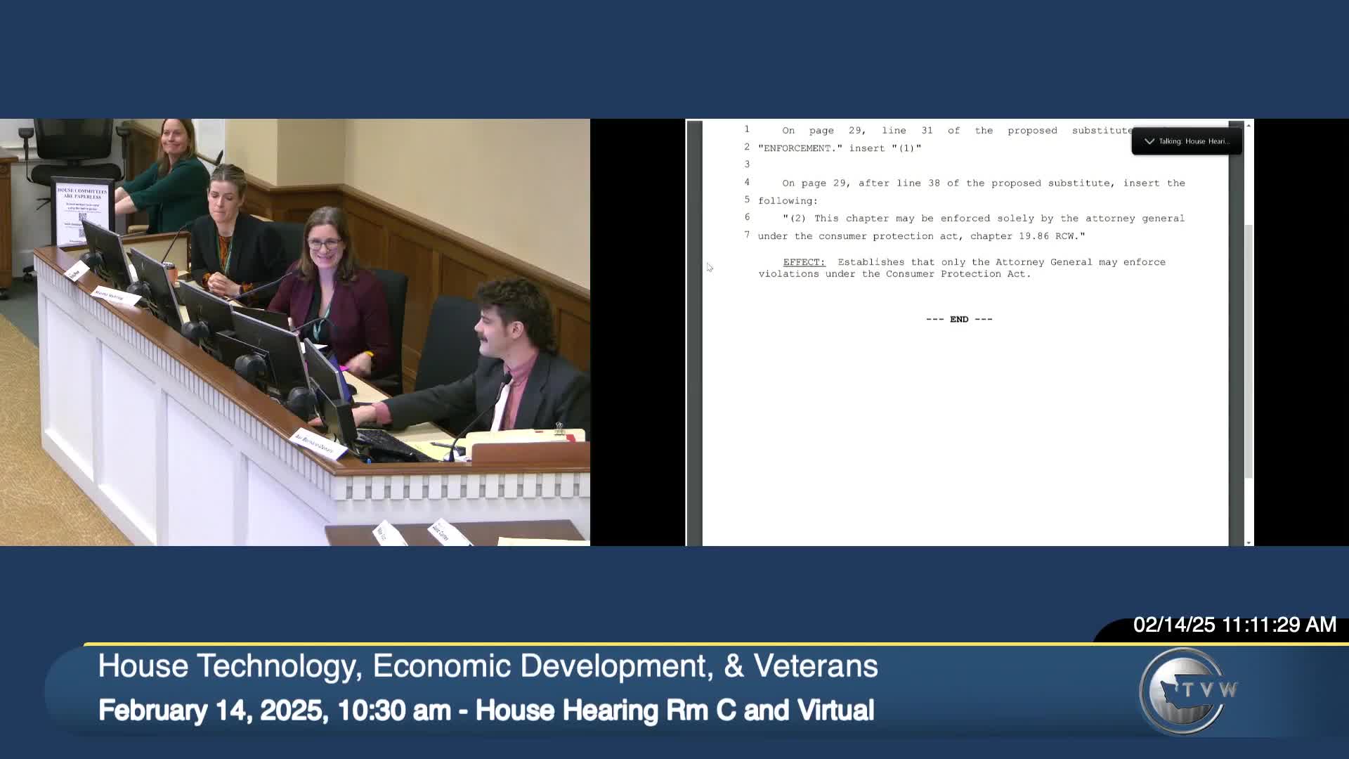 Committee Backs Bill Directing Commerce to Develop Five‑Year Statewide Economic Plan
