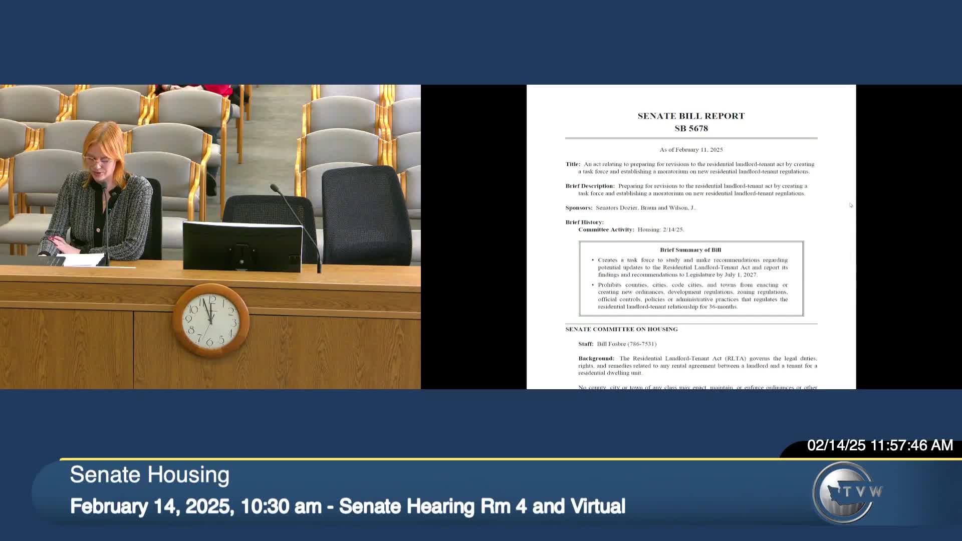 Executive session: committee adopts substitutes and sends three housing bills to Ways & Means