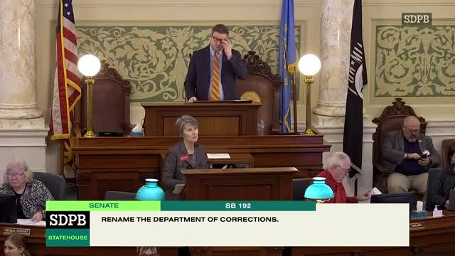 Senate renames Department of Corrections to emphasize rehabilitation