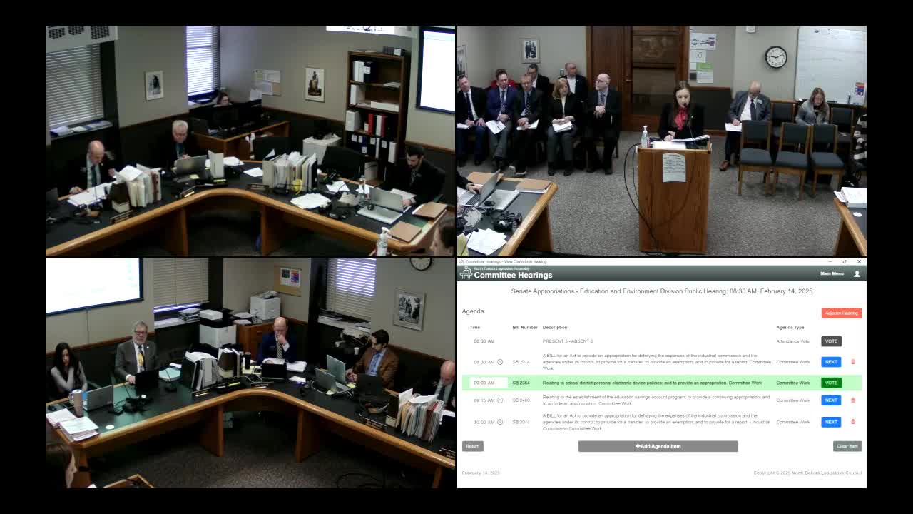 Senator presents universal educational savings account plan; committee delays action