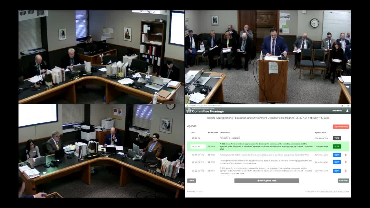 Appropriations panel agrees to new staffing and drilling study funding for Department of Mineral Resources