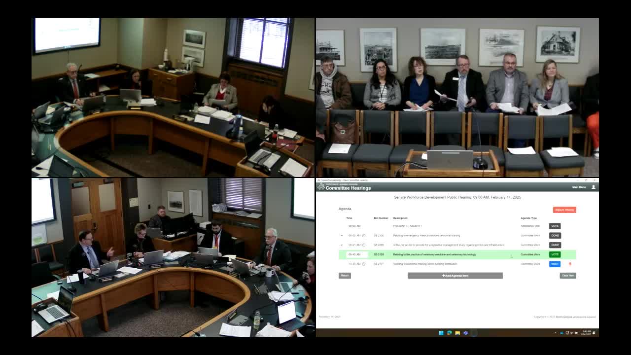 Committee advances broad veterinary practice update with amendments addressing licensure, telehealth and discipline